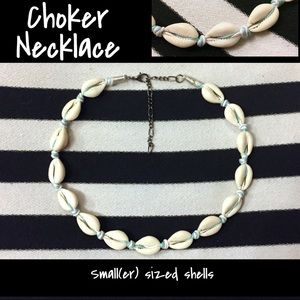 Hawaiian Cowrie Shell Surfer Choker Necklace